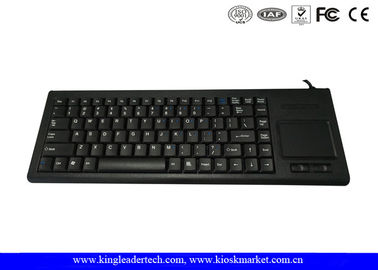 87 Keys Optik Dokunmatik Yüzey, USB veya PS / 2 ile Plastik Endüstriyel Klavye