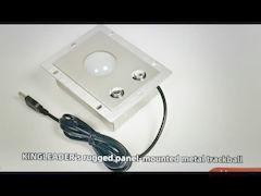 Endüstriyel Çevre için Stainless Steel Metal Trackball Fare
