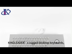 63 Mekanik tuşlar Metal toz geçirmez klavye Endüstriyel Masaüstü