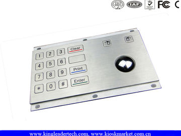 satın al 16 Flush Keys ve Entegre Optik İztopu ile Vandal Korumalı Sağlam Matel Tuş Takımı online manufacture