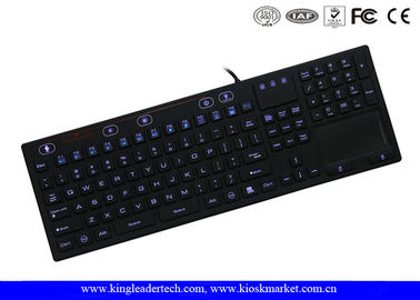 satın al Açma / Kapatma Anahtarı Silikon Dizüstü Bilgisayar Klavyesi 106 Keys Ayarlanabilir Parlaklık online manufacture