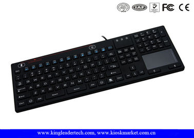 satın al Arka Işık 106 Anahtarlar Suya Dayanıklı Silikon USB Klavye Hafif online manufacture