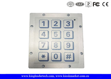 satın al Sağlam Dokunmatik Metal Piezoelektrik Klavye Panel Ayırma 12 Daire Tuşu ile 3x4 Matrix online manufacture