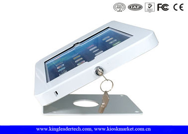 satın al Anahtar Kilitleme ve Vidalı Montajlı Evrensel Hırsızlığa Karşı Tezgah Tablet Kiosk Standı online manufacture