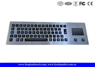 satın al Toz Korumalı Aydınlatmalı Metal Klavye Gümüş ile 65 LED Tek Parlak Anahtar online manufacture