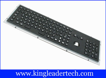 satın al 103 Tuşlu Siyah Metal Klavye, Trackball Panel Montajlı Paslanmaz Çelik online manufacture