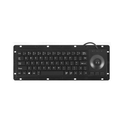 satın al Düşük maliyetli sağlam panel montajlı plastik klavye küçük trackball ve 68 tuşla online manufacture