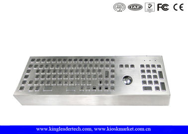 satın al Trackball Masaüstü IP68 EMC USB ile Makine Endüstriyel Klavye online manufacture
