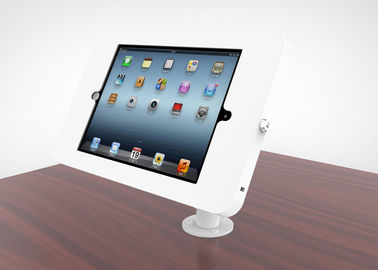 satın al Ayarlanabilir Kaz Boyun Ipad Kiosk Standı Metal Masası Monte Muhafaza Tozu Kaplamalı Finish online manufacture
