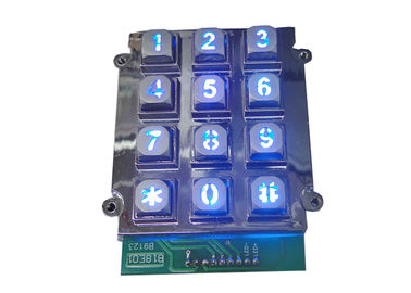 satın al Erişim Kontrol Sistemi için LED Aydınlatmalı Metal Tuş Takımı Silikon Kauçuk Renkli Tuşlar online manufacture