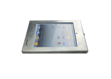 satın al Ped için Paslanmaz Çelik Metal Tablet Muhafaza Güvenli Ipad Kiosk Vesa Dağı online manufacture