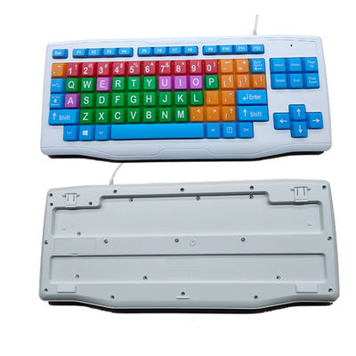 satın al Okul çağındaki çocuklar için büyük boy tuşlarla Çocuk Renkli Klavye K-700 online manufacture