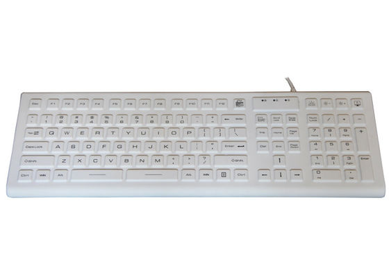 satın al İsteğe Bağlı Arka Işık 100mA Suya Dayanıklı Silikon Klavye IP68 PS2 USB online manufacture