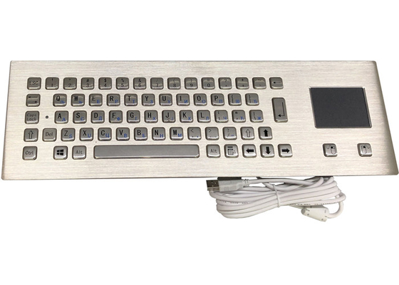satın al Kiosk için Özelleştirilmiş Düzen Endüstriyel Metal Klavye Fırçalanmış SS online manufacture