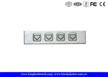 satın al Çelik Sağlam Endüstriyel Sayısal Tuş Takımı Metal Sayı Tuş Takımı 4 Tuşlu İşlevsel online manufacture