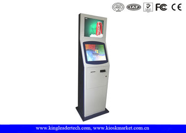 satın al Adliye Hastanesi İçin Ayakta 15 inç Çift Ekran SAW Dokunmatik Ekran Kiosk Zemin online manufacture