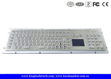 satın al IP65 Sağlam Kiosk Metal Endüstriyel Klavye, Touchpad Fonksiyon Tuşları ve Sayı Tuş Takımı ile online manufacture
