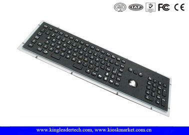 satın al Sağlam Panel, Trackball İşlev Tuşları ve Sayı Tuş Takımlı Siyah Metal Klavye online manufacture