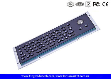 satın al 66 Keys Optik İztopu ile Siyah Metal Klavye Alüminyum Alaşımlı Arka Panel online manufacture