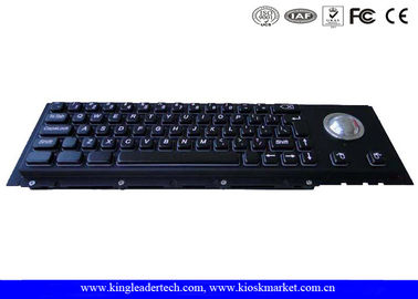 satın al Trackball ile Siyah Kiraz Mekanik Keyswitch Metal Panel Montaj Klavye online manufacture