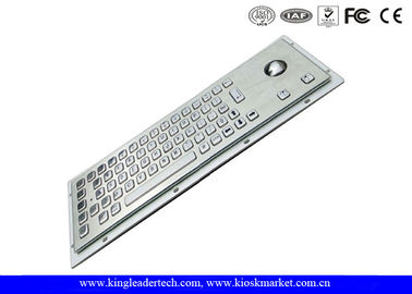 satın al Trackball Ve 64 Keys ile Fırçalanmış Paslanmaz Çelik Panel Montaj Klavye online manufacture