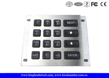 satın al 16 Keys LED Işıklandırılmış Blacklit Metal Keypad, IP65 Panel Mount için Anma online manufacture