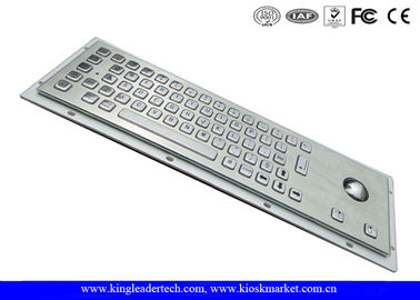 satın al Raggedized Paneli Metal Klavye, Trackball / Paslanmaz Çelik Klavye online manufacture