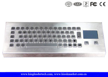 satın al 64 Keys Endüstriyel Masa Üstü Klavye, Touchpad'li Metal Klavye online manufacture