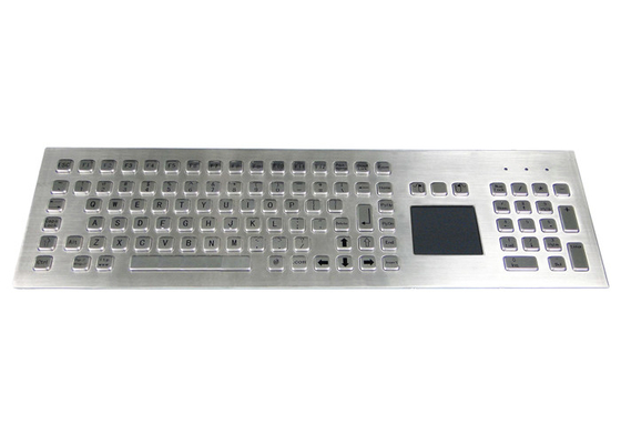 satın al Trackpad ile Ön Tarafa Monte Sağlam Endüstriyel Metal Klavye online manufacture