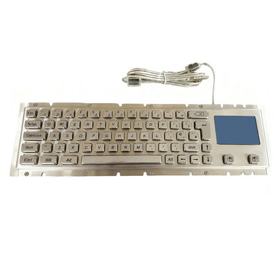 Cherry Keyswitch Su geçirmez Vandal geçirmez Panel montajlı Touchpad ile Endüstriyel Klavye