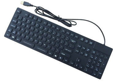IP68 USB PS2 Interface 100mA Waterproof Keyboard 105 Keys