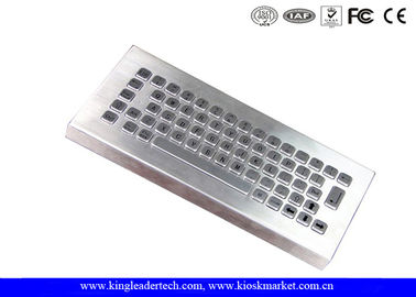 65 Keys ile su geçirmez Endüstriyel Masaüstü Klavye PS / 2 Veya USB arabirim